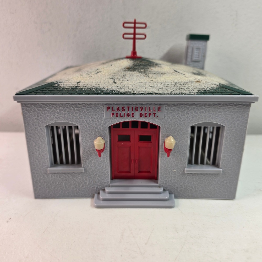 Plasticville USA Police Dept Kit PD-3 Vintage O/S Scale Model Building Boxed